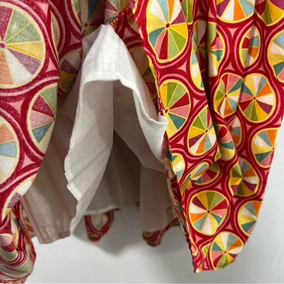 Bea & Dot by ModCloth Palette on Parade Pinwheel Rainbow Retro Dress Size Small - Picture 11 of 16